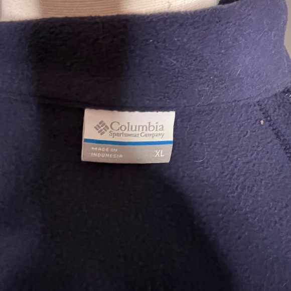 Columbia Fleece Jacket in Navy Size XL - Picture 4 of 7